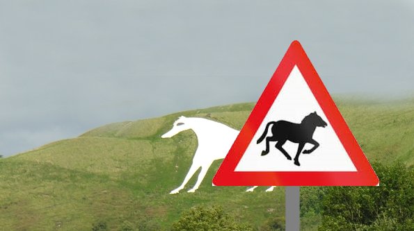 whitehorsesign