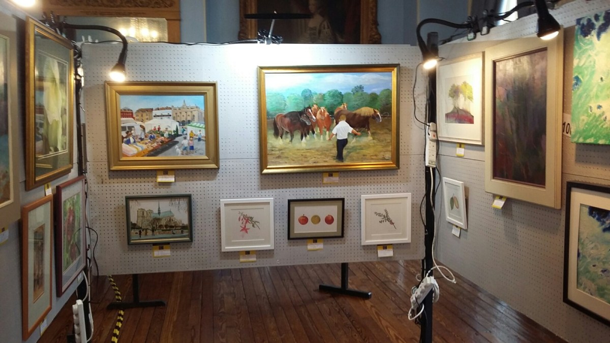 Gate-crashed The Lawrence Society of Art’s Annual&nbsp;Exhibition!