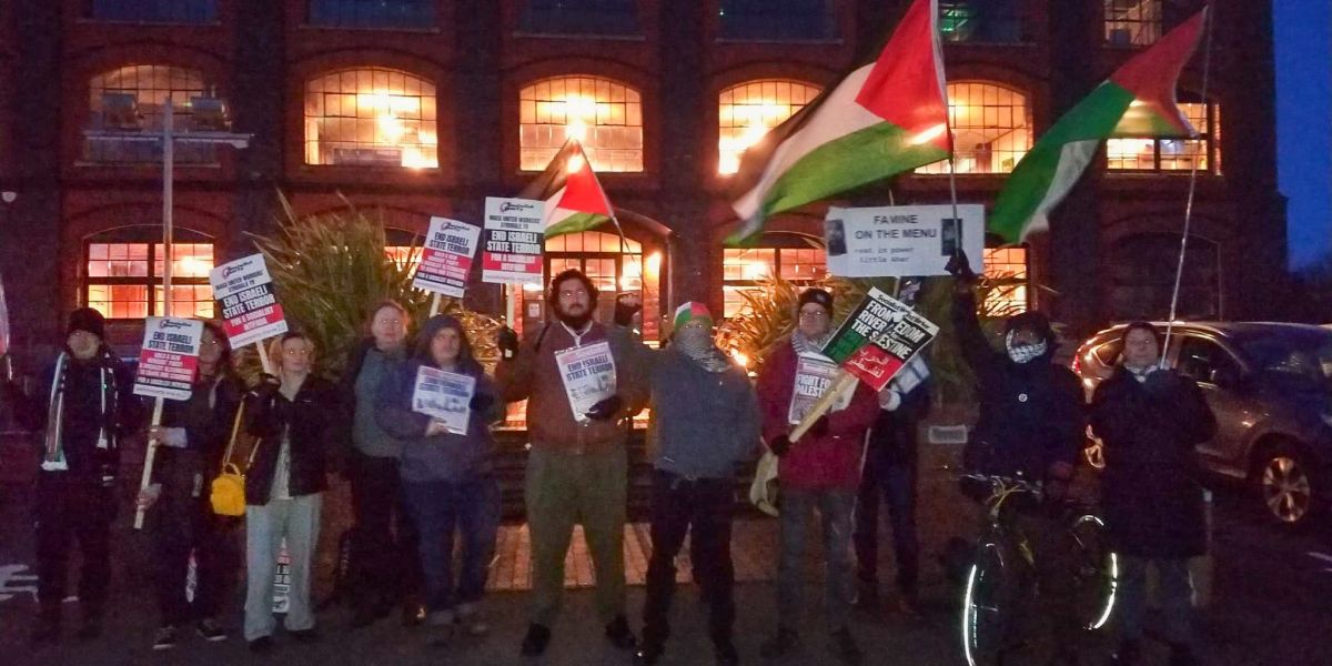 Swindon Palestine Protest at Labour Party&nbsp;Fundraiser