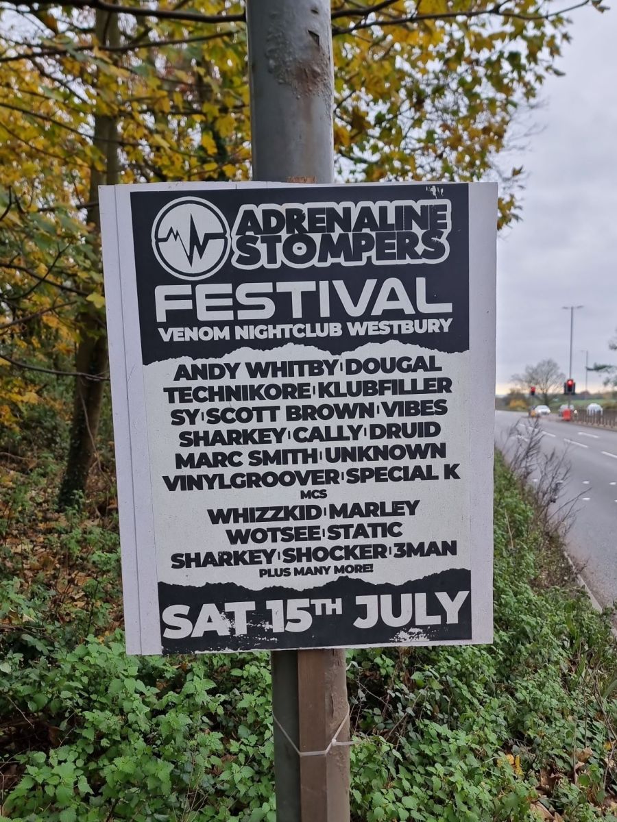 Adrenaline Stomper or Storm in Teacup? Wiltshire Council Gloat About Prosecuting Fly-Posting Club&nbsp;Night