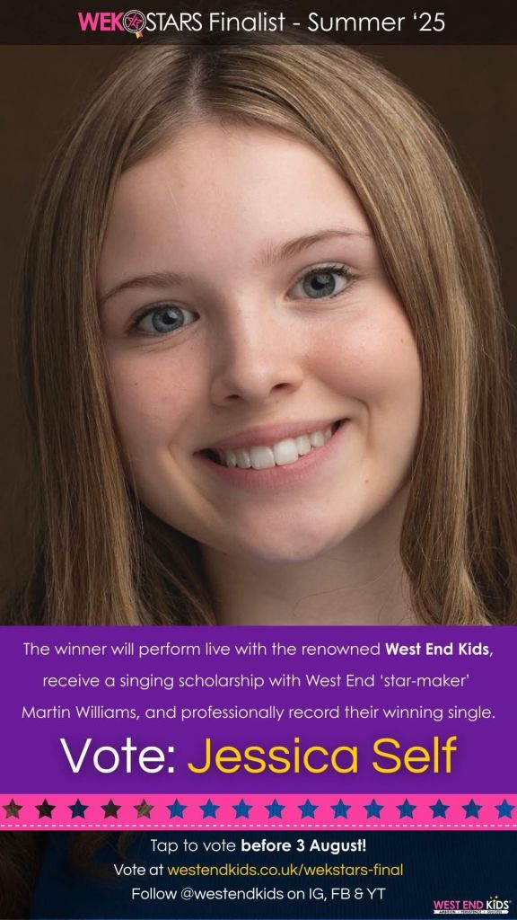 Devizes Rising Star Jess Self in Final for West End&nbsp;Kids