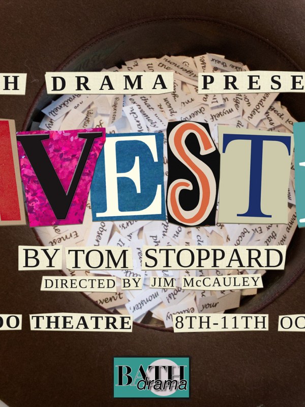 “Travesties” at the Rondo Theatre, Larkhall, Bath, October 8th-11th&nbsp;2025.