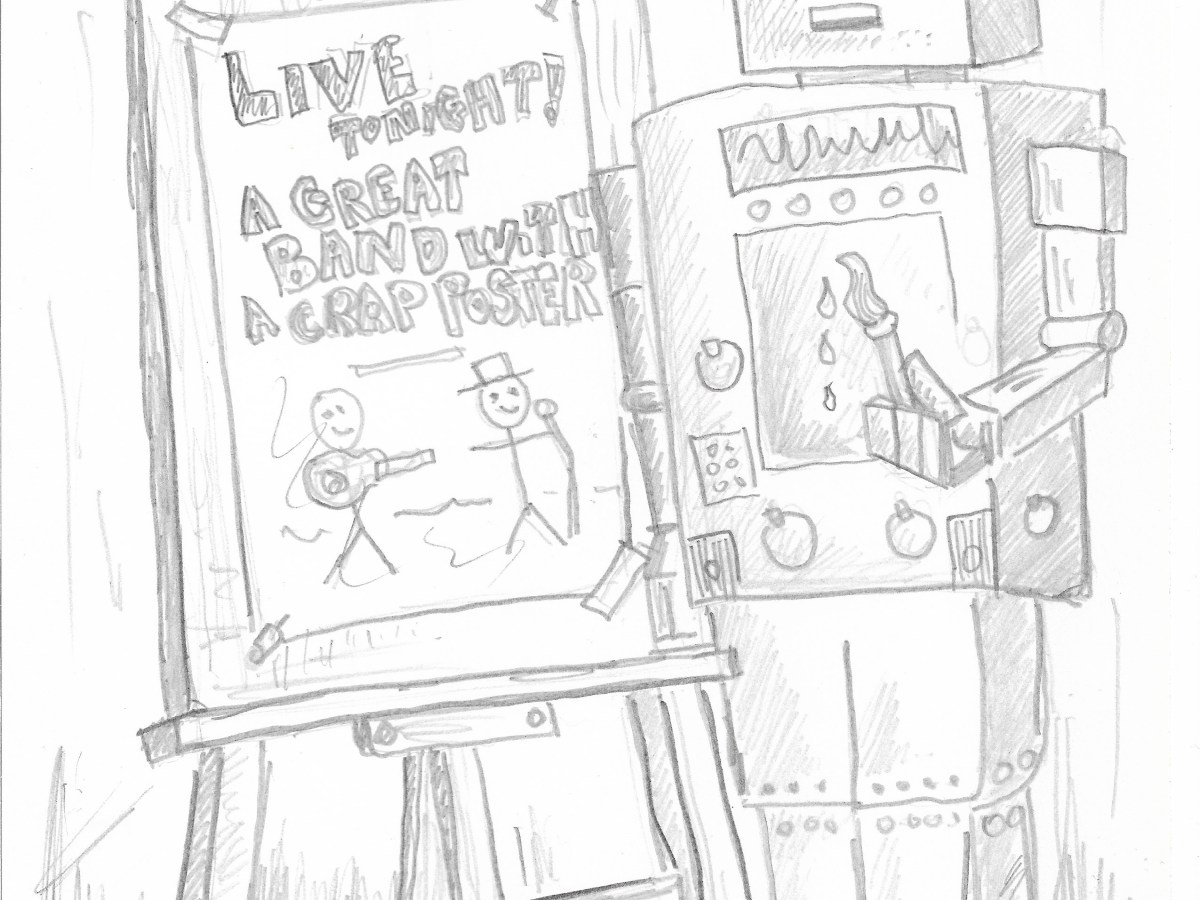 Great Band, Shame About the Poster; Stop Using AI For&nbsp;Promotion!