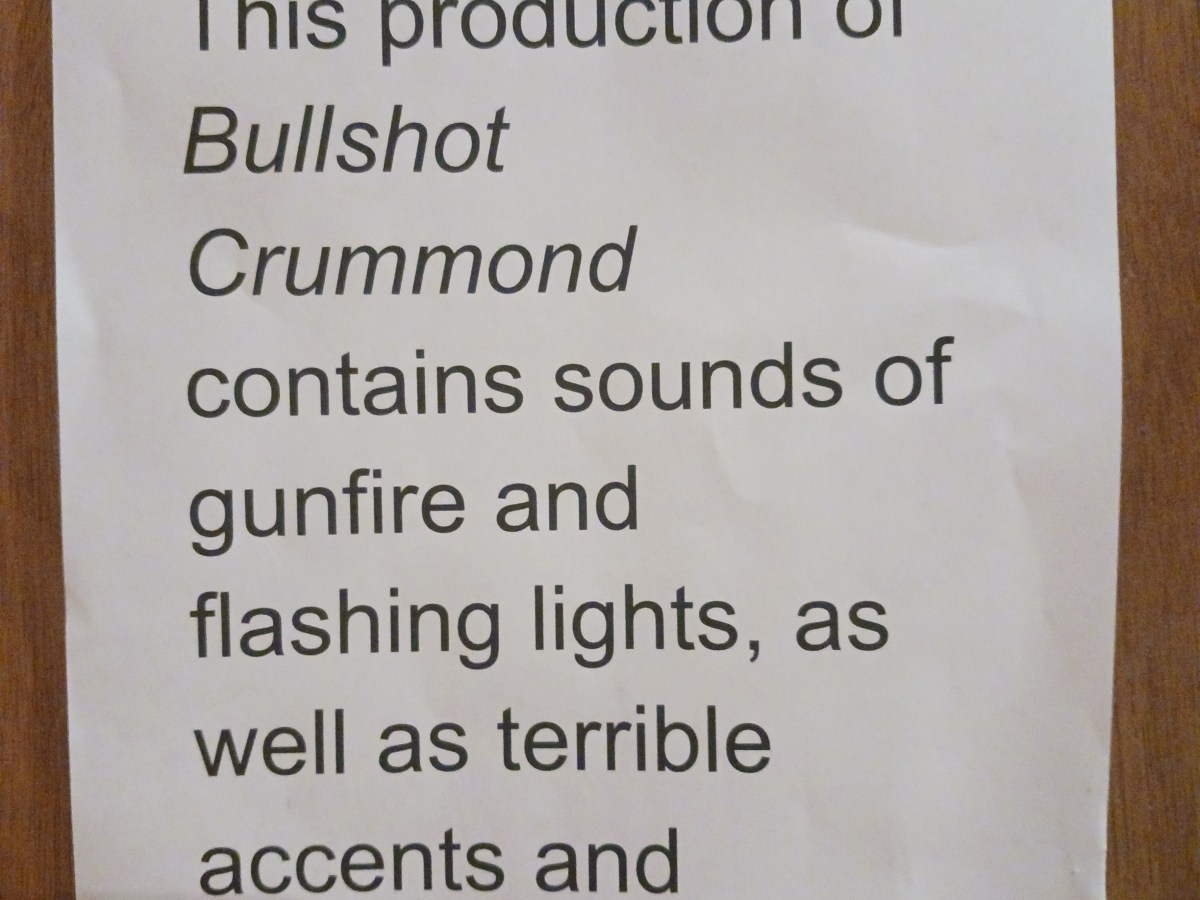 “Bullshot Crummond” at the Rondo Theatre, Larkhall, Bath June 17th – 20th&nbsp;2026