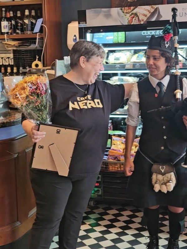 Ruby Darbyshire & Devizes Cafe Nero Wins Poppy Campaign&nbsp;Award
