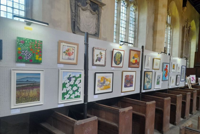 Perusing Through the Pews; Lawrence Arts Society at St Mary’s&nbsp;Devizes